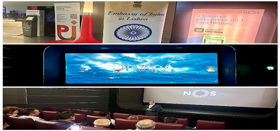 Pre-Screening of ‘Devara’ in Lisbon in association with Cinemas NOS and Portugal India Business Hub (PIBHUB). 