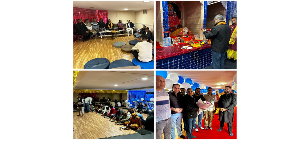 Ambassador visited the Shiva Temple in Albufeira, met with the Indian community members and participated in the bhandara.