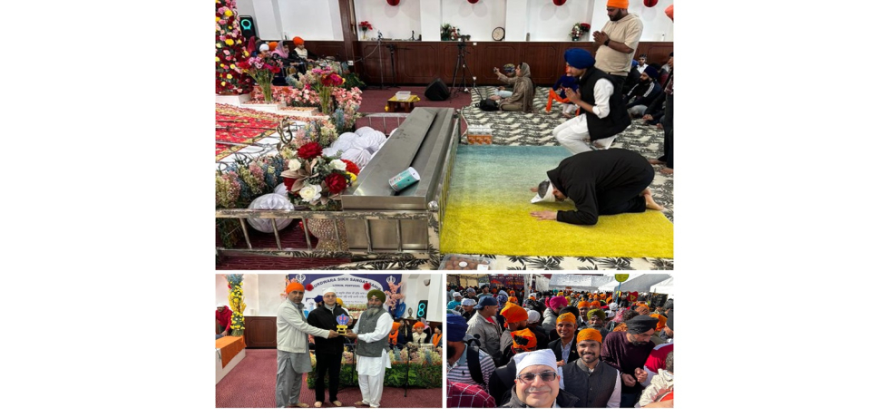 Ambassador paid obeisance at Gurudwara Sahib in Odevilas, Lisbon celebrating Guru Nanak Jayanti