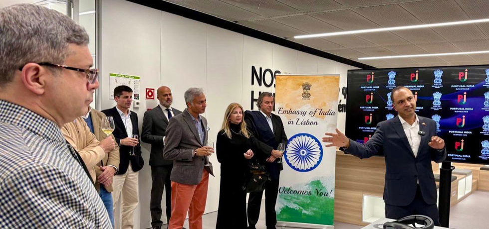 Embassy in association with Portugal India Business Hub (PIBHub) and NOS organised a business event where more than 50 organizations participated.