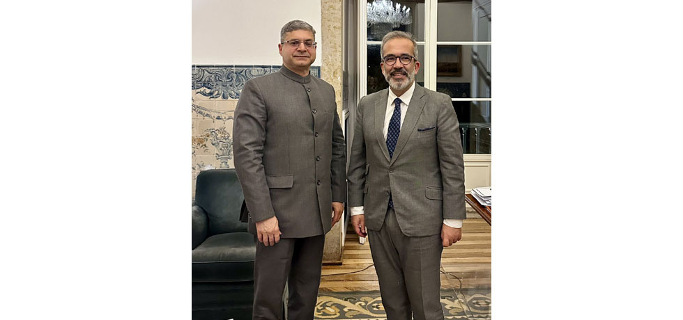 Ambassador called on Foreign Minister of Portugal, H.E. Paulo Rangel and discussed bilateral relations including celebration of 50 years of diplomatic relations in 2025.