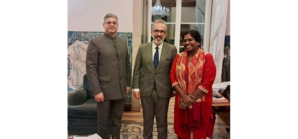 Ambassador called on Foreign Minister of Portugal, H.E. Paulo Rangel and discussed bilateral relations including celebration of 50 years of diplomatic relations in 2025.