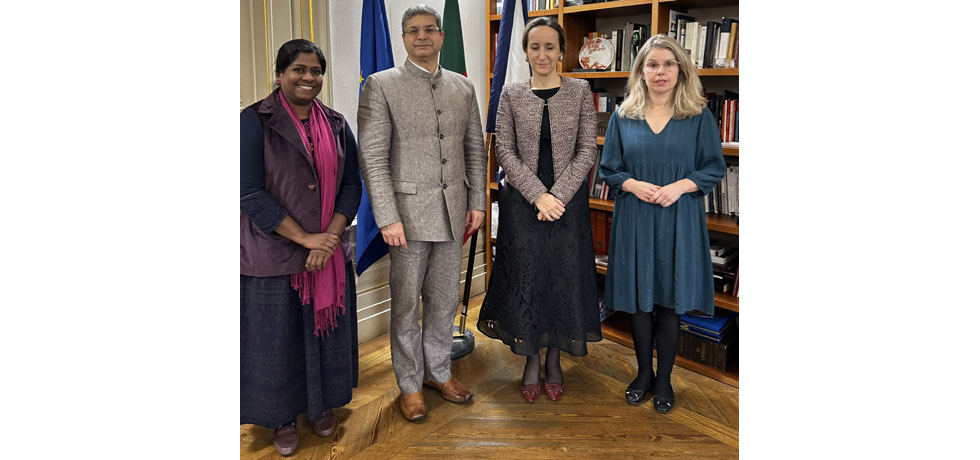 Ambassador met with Amb. Florbella Paraiba, President of Camoes Institute and discussed avenues of cooperation in culture between India and Portugal.