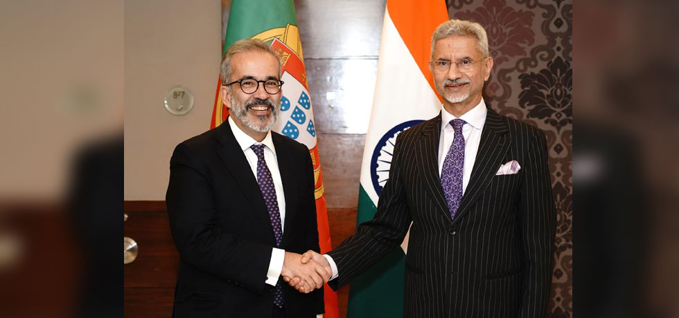 H.E. Dr. S. Jaishankar warmly welcomed H.E. FM Paulo Rangel of Portugal on his first official visit to India.