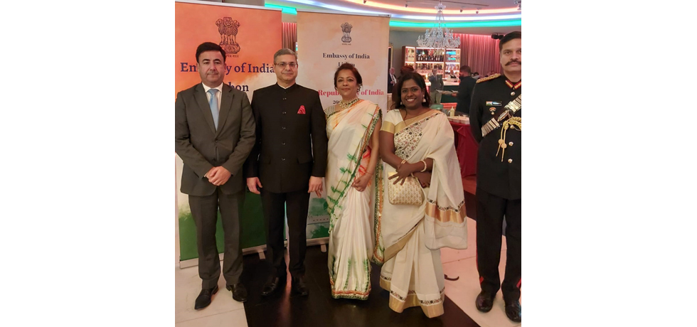 Reception hosted by Ambassador to commemorate 76th Republic Day