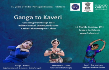 Celebration of 50 years of ‘India-Portugal relations’ with a performance of 3 classical dance forms