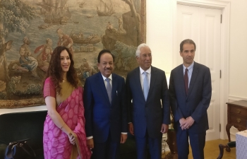 Visit of Hon'ble Minister Dr. Harsh Vardhan to Portugal, 7-8 Sept 2017