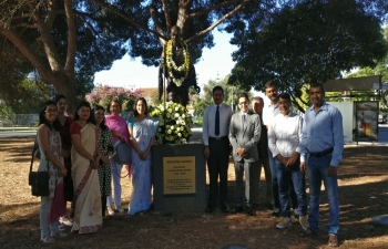 Remembering Father of the Nation Mahatma Gandhi on occasion of his 148th birth anniversary, 02.10.2017