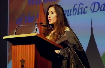 Celebrations of the 69th Republic Day of India - Speech by H.E. Mrs. K. Nandini Singla, Ambassador of India to Portugal at the Evening Reception in Lisbon (26.01.2018)