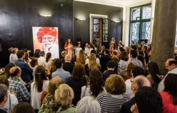 Inauguration of 'Dear India', an India-inspired art exhibition in Lisbon (05.05.2018)