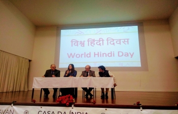 Glimpses of World Hindi Day Celebrations at Faculdade de Letras da Universidade de Lisboa ( FLUL) (25.02.2019)