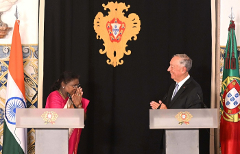 President Droupadi Murmu held delegation level discussions with President Marcelo Rebelo de Sousa of Portugal