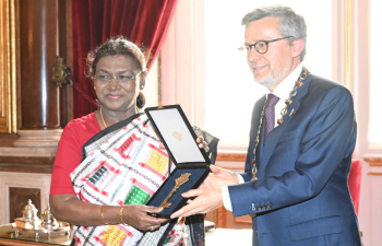 President of India Droupadi Murmu Visits the historic Câmara Municipal de Lisboa