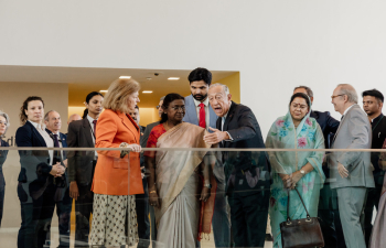 President of India Droupadi Murmu visits the Champalimaud Foundation in Lisbon