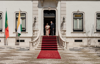 President Droupadi Murmu met and held discussions with Prime Minister Luís Montenegro of Portugal in Lisbon