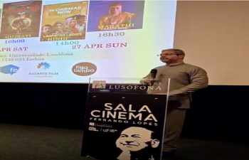 Ambassador inugrated the film Festival to celebrate 50 Years of India-Portugal Diplomatic Relations